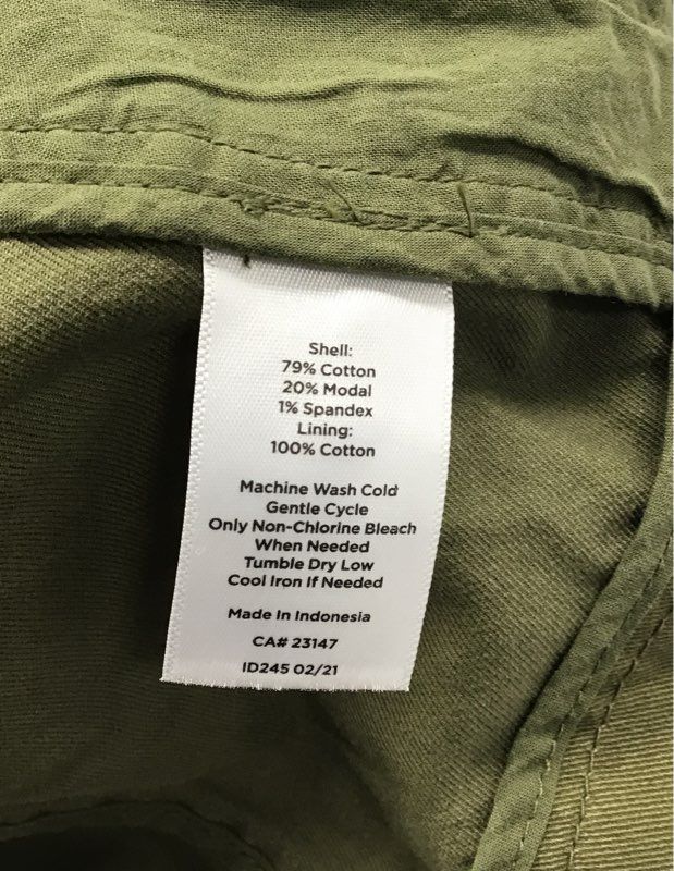 Talbots Women's Blazer Jacket Olive Green Cotton Blend Casual NWT Size 8P