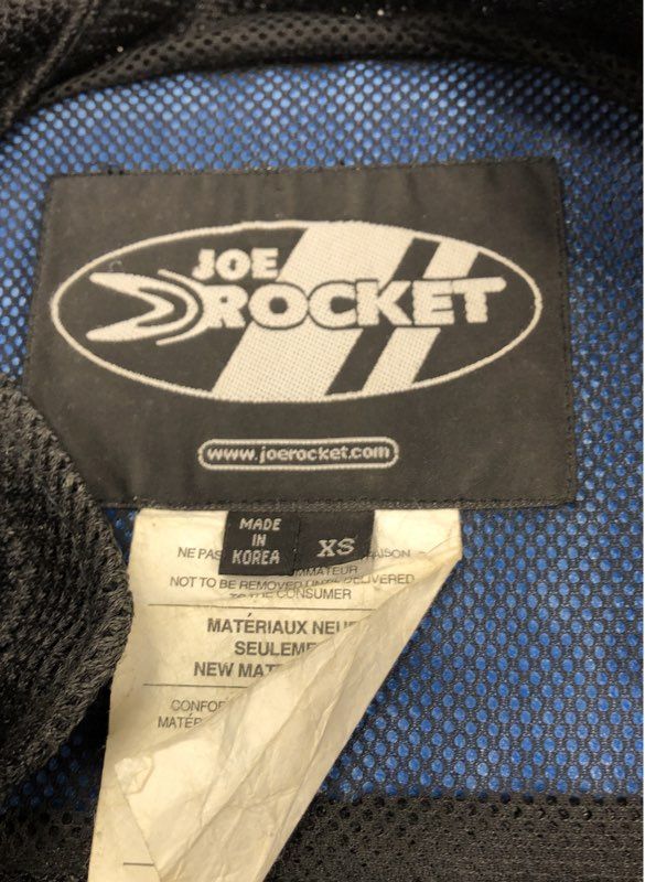 Joe Rocket Ballistic Series Racing Jacket and Pants Mesh Padded Black Size S