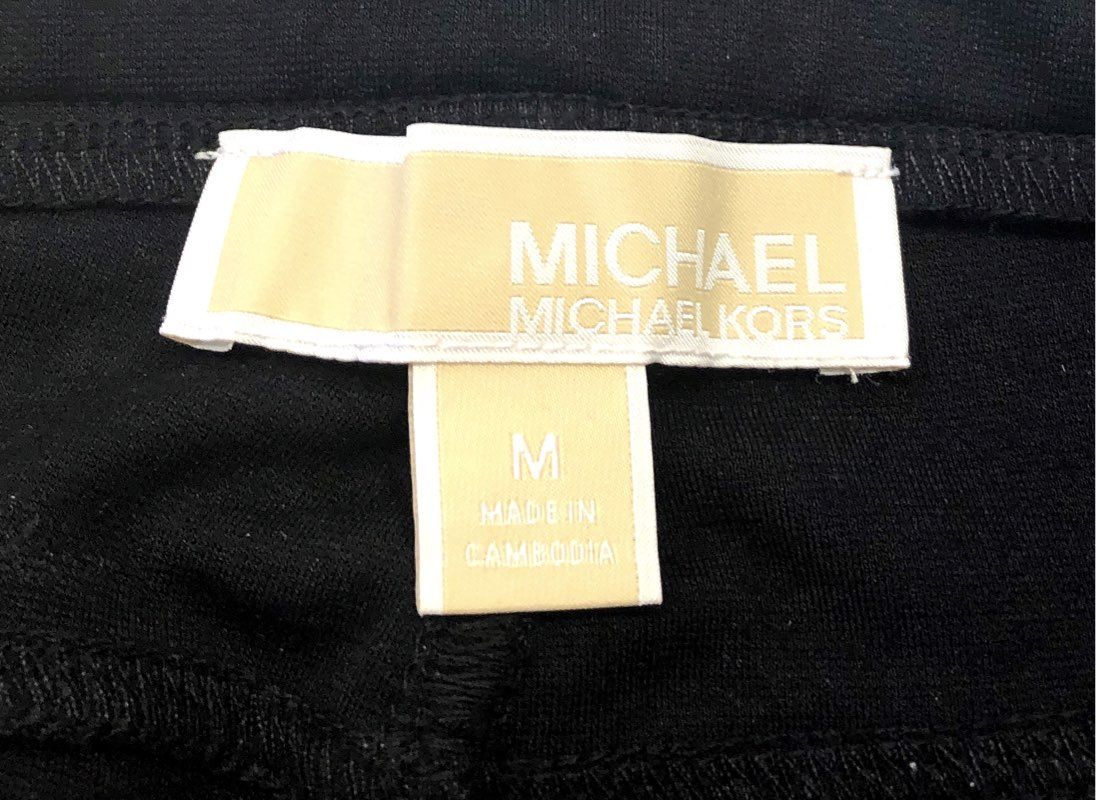 Michael Kors Women's Black Easy Skinny Basics Pants Sz M NWT