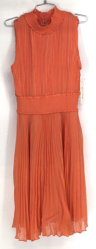 NWT Nanette Lepore Women's Vivid Coral Fit & Flare Dress - Size 12