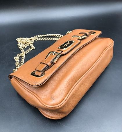 Michael Kors Brown Leather 'Jet Set' Crossbody Bag (+COA)