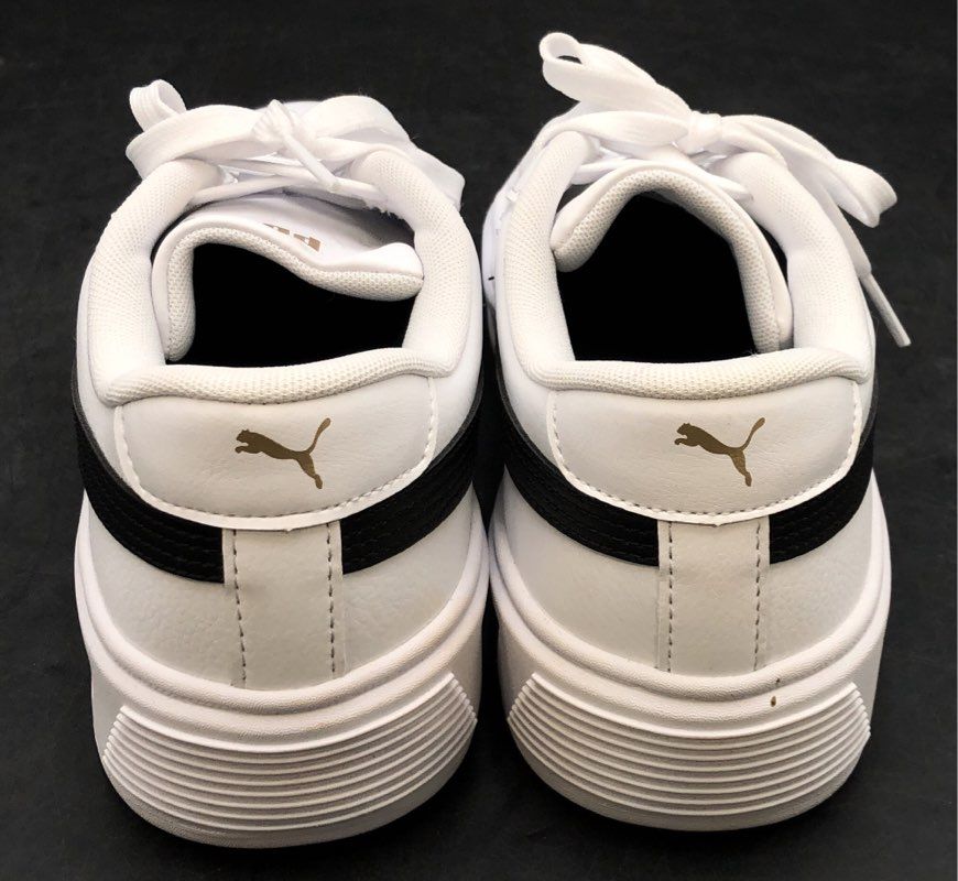 Puma Men's Smash Platform V3 White Athletic Shoes - Size 9