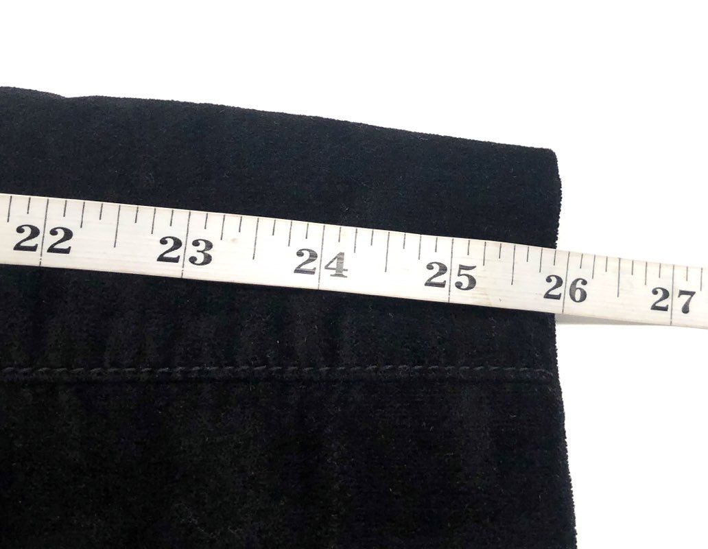 Anthropologie Women's Black The Essential Slim Seam Detail Stretch Pants Sz 8