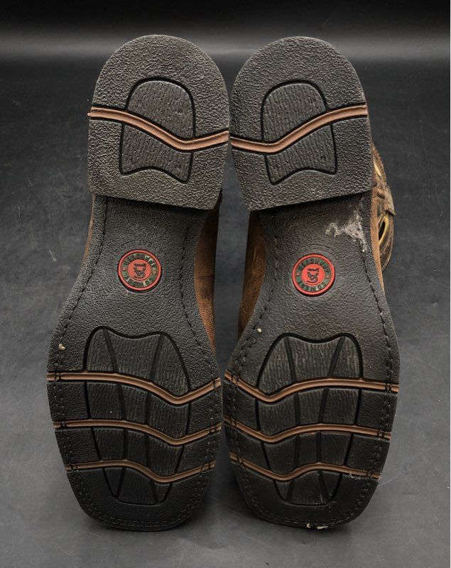 Laredo London 7812 Brown Distressed Leather Western Cowboy Boots Men's Size 9 EW