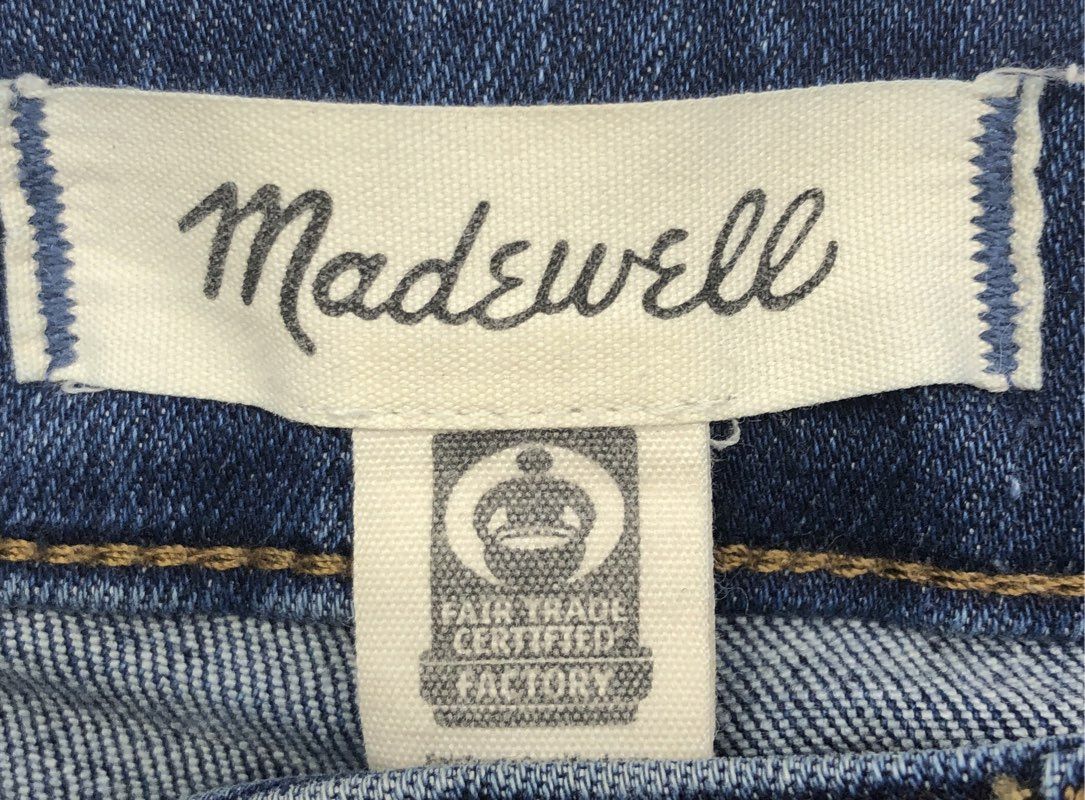 Madewell Women's Curvy High-Rise Skinny Jeans Blue Dark Wash Sz 27