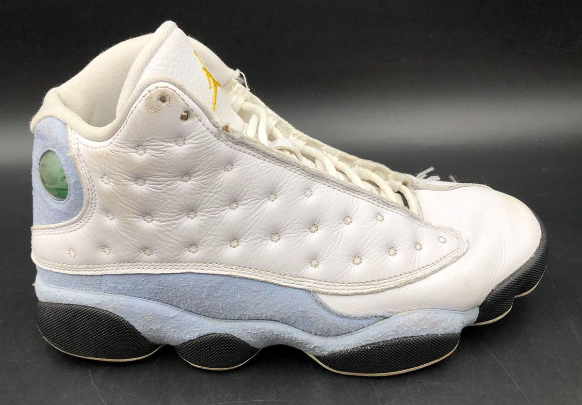 Nike Air Jordan 13 Retro Men's 'Blue Grey' & White Sneakers - Size 7.5 (+COA)