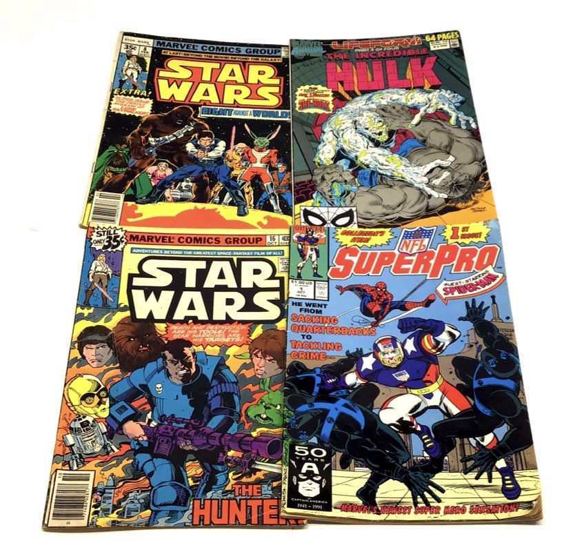 Marvel Comic Book Lot 1980s-1990s Superhero Approximately 20 Comics