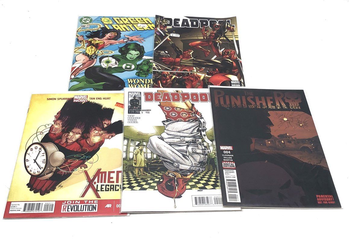 Mixed Comic Book Lot Marvel DC 1980s-Modern Superhero 25 Comics
