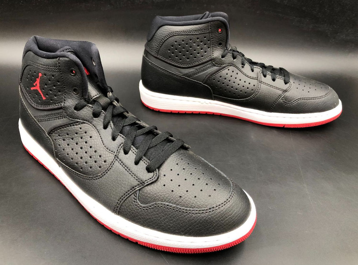 Nike Air Jordan Access Men's 'Black Gym Red' Sneakers - Size 10.5 (+COA)