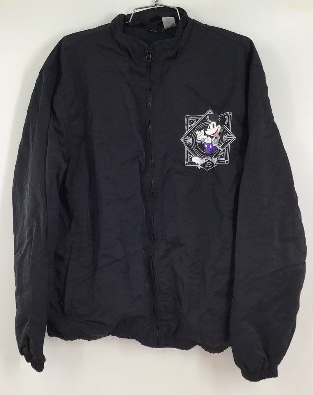 Disney Women&#39;s Black 100th Anniversary Bomber Jacket - Size Large