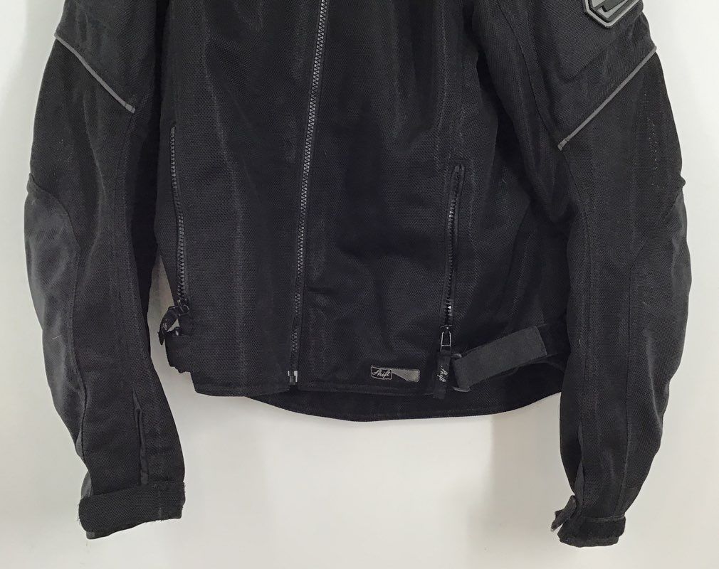 Shift Men&#39;s Black Motorcycle Jacket - Size L