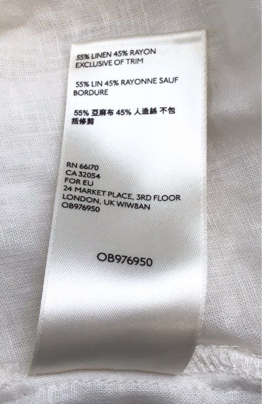 NWT We The Free Women's White Tunic Top - Size L