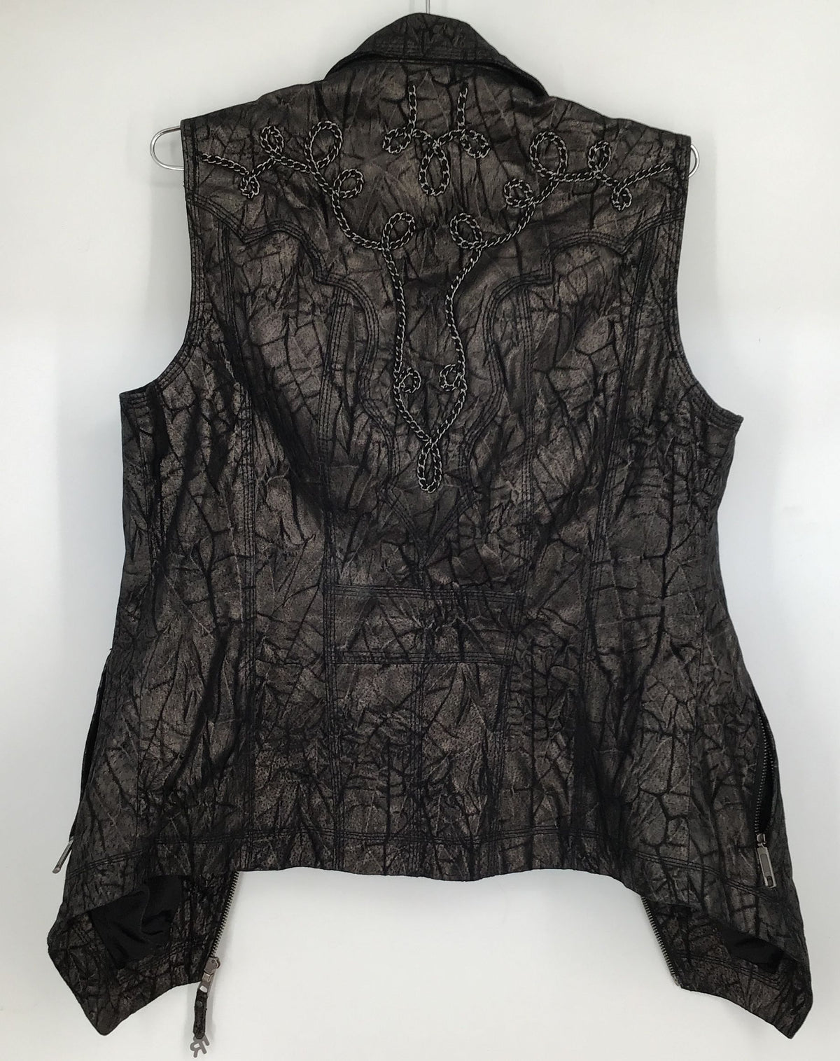 Powder River Outfitters Men&#39;s Black Panhandle Slim Vest - Size M