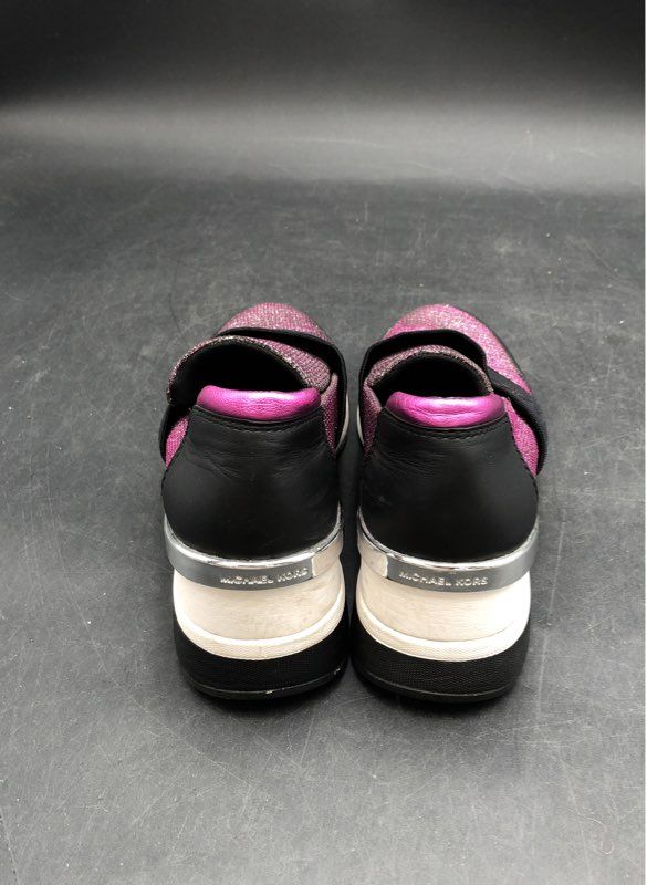 Michael Kors Women's Pink Black Athletic Shoes - Size 7M