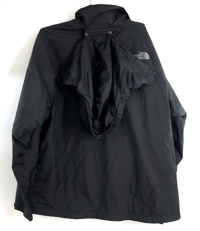 The North Face Men's Black Gore-Tex Full Zip Rain Shell Jacket Size XL