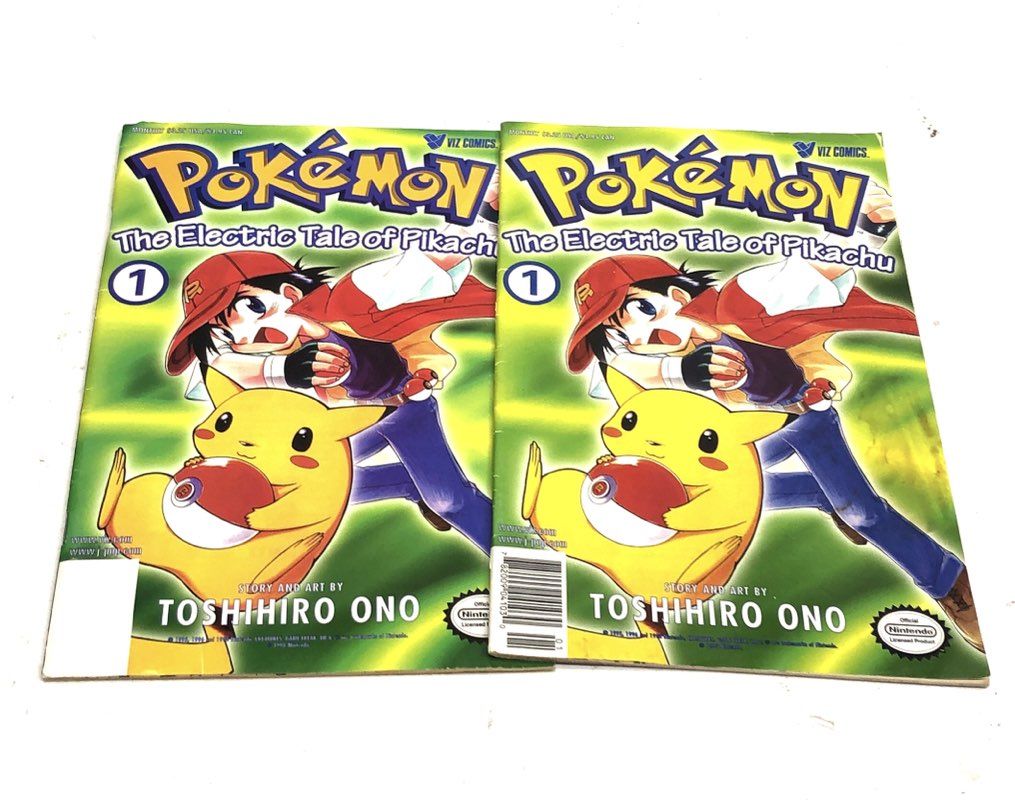 Pokmon Comic Book Lot 7 Comics Viz Media Electric Tale of Pikachu #1 3 4