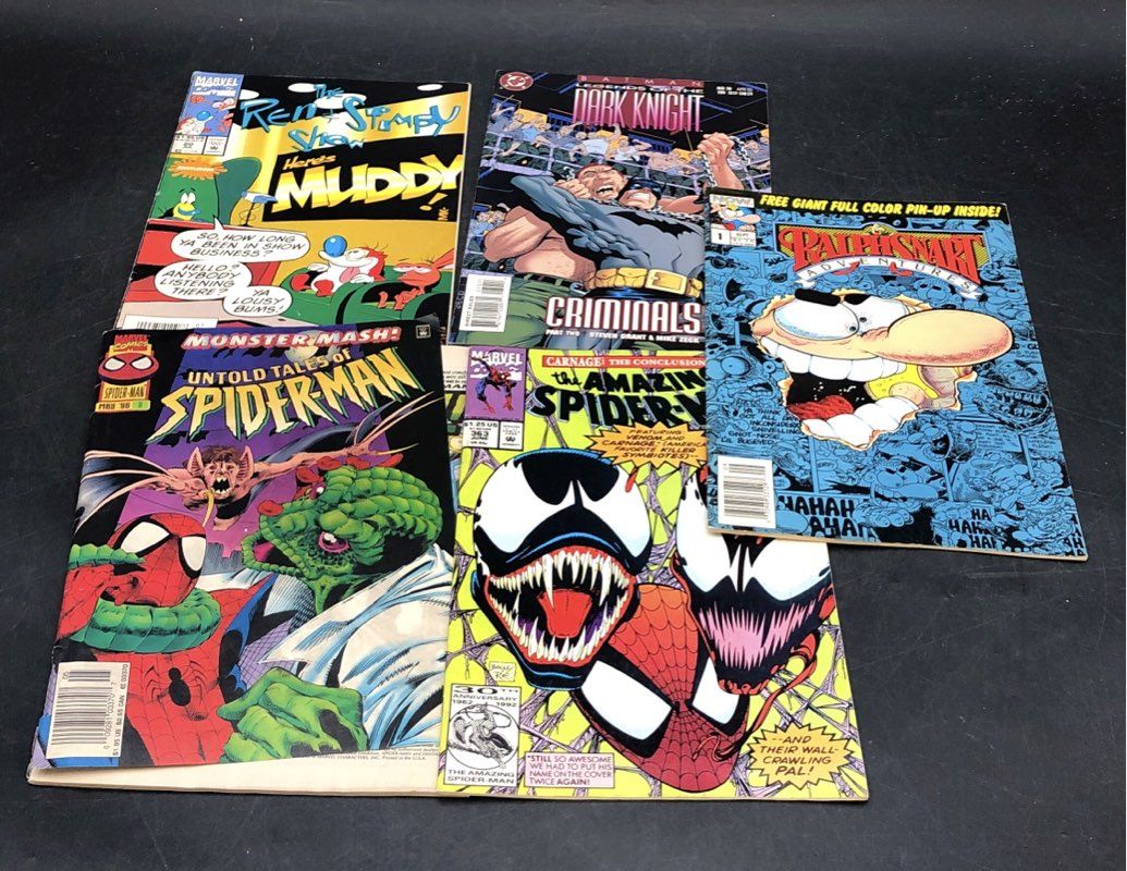 Comic Book Lot Marvel DC 1980s-1990s Mixed Superhero Approximately 25 Comics