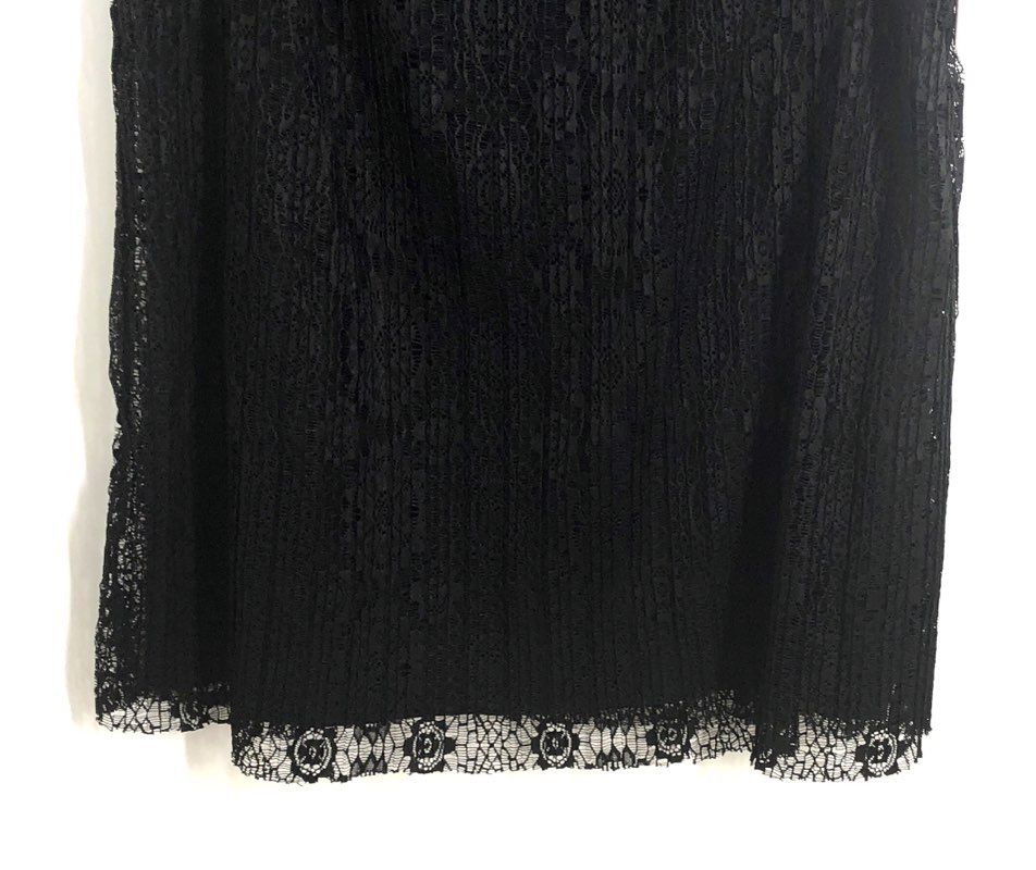 Nanette Lepore Women's Black Bond Street Lace Collared Shift Dress Sz 16 NWT