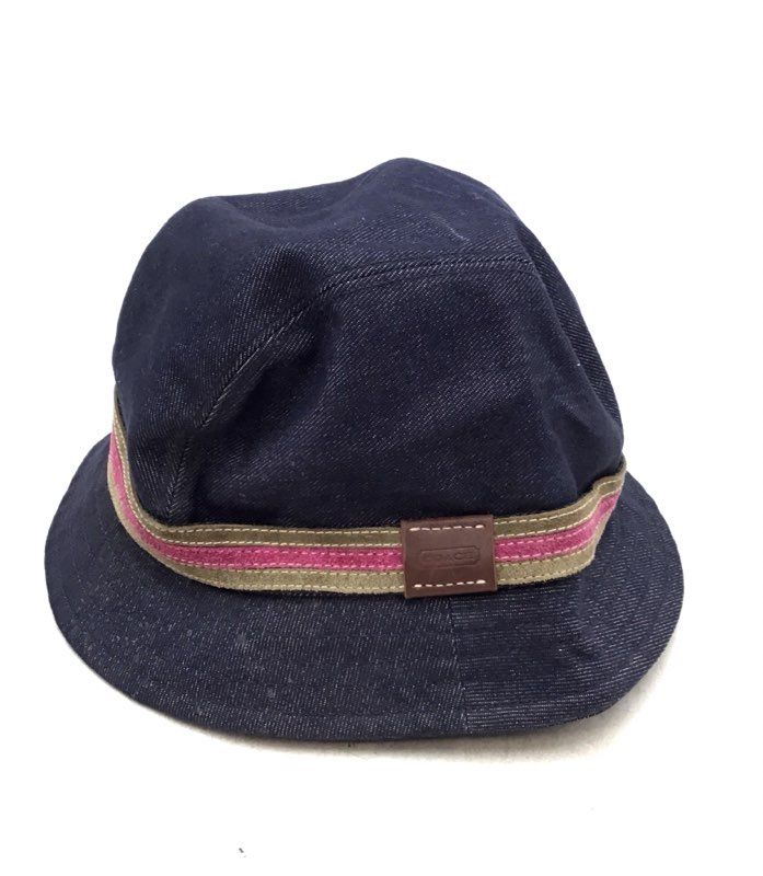 Coach Women&#39;s Blue Bucket Hat - Size P/S