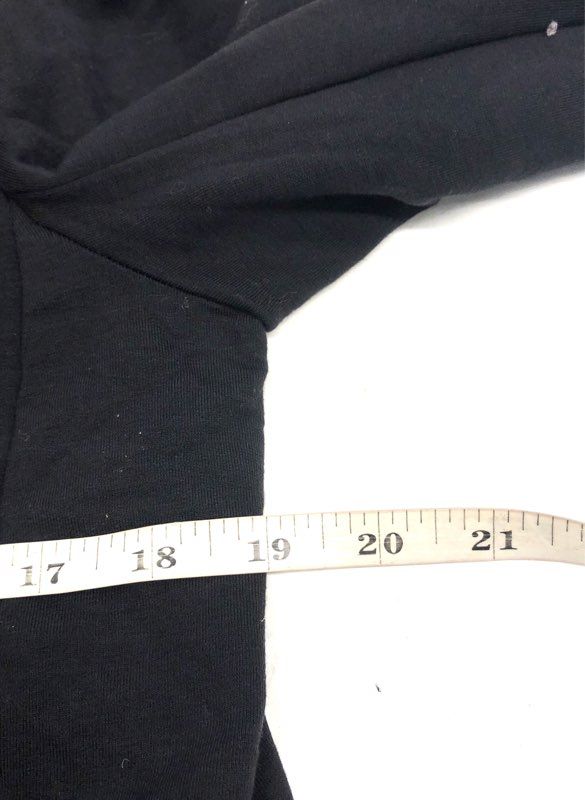 Athleta Women's Black Tencel Lyocell Zip Pocket Sweatshirt Dress Sz S