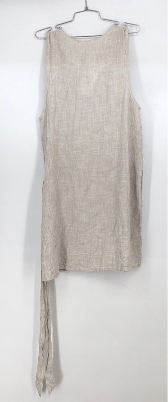 NWT Splendid Women&#39;s Beige Sleeveless V-Neck Shift Dress - Size XL