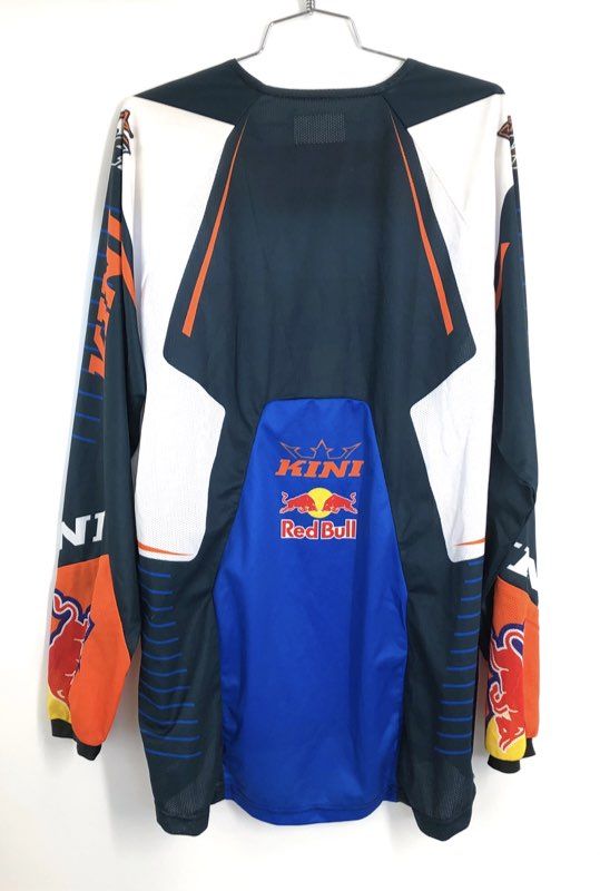 Kini Red Bull KTM Men's Motocross Jersey Multicolor Long Sleeve Mesh Sz XXL