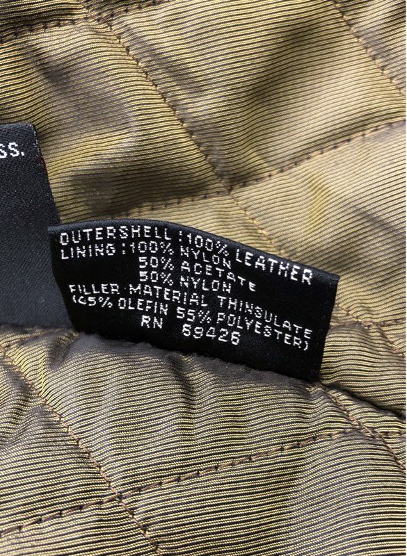 Wilsons Men's Black Leather Coat - Size XL