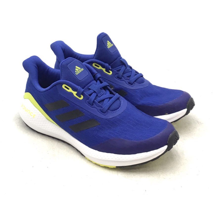 Adidas Men&#39;s EQ21 Run GV9933 Blue Low-Top Running Shoes - Size 5