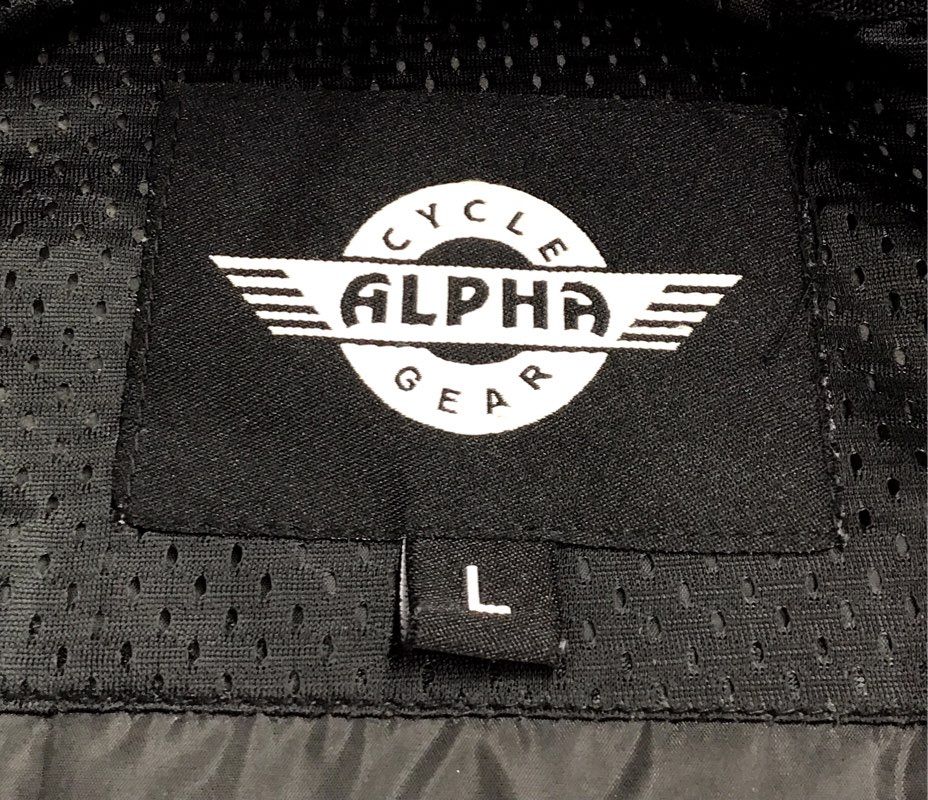 Alpha Cycle Gear Women's Black Pink Motorcycle Jacket - Size L