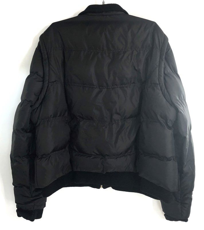 Fubu Women's Vintage Y2K Black Gold Quilted Puffer Jacket Ladies Collection 3X