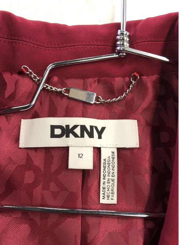 NWT DKNY Women's Red Blazer - Size 12
