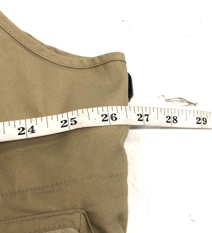 Orvis Fishing Vest Mens XXL Tan Multi Pocket Utility Fly Fishing Gear Item 1835