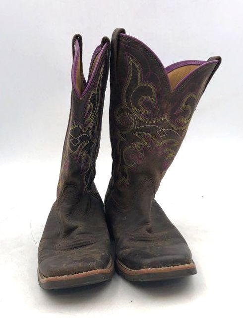 Ariat Women&#39;s Hybrid Rancher 10018527 Brown Cowgirl Western Boots - Size 6.5B