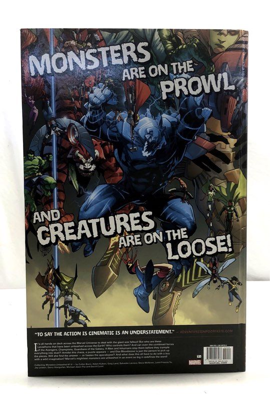 Monsters Unleashed! Hardcover Marvel 2017 Collects #1-5 Bunn McNiven Avengers