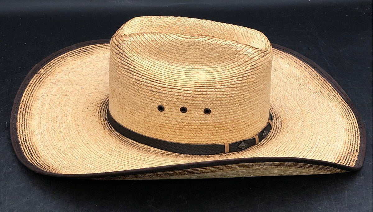 Y2K 2000s Justin By Milano Hat Co. Men's Brown Cowboy Hat - Size 6 7/8