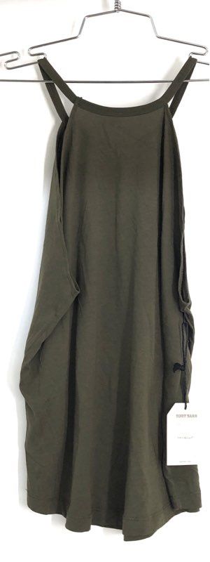 Cleo + Wolf Women's Tank Top Olive Green Sage Take It Easy Graphic Racer NWT XS