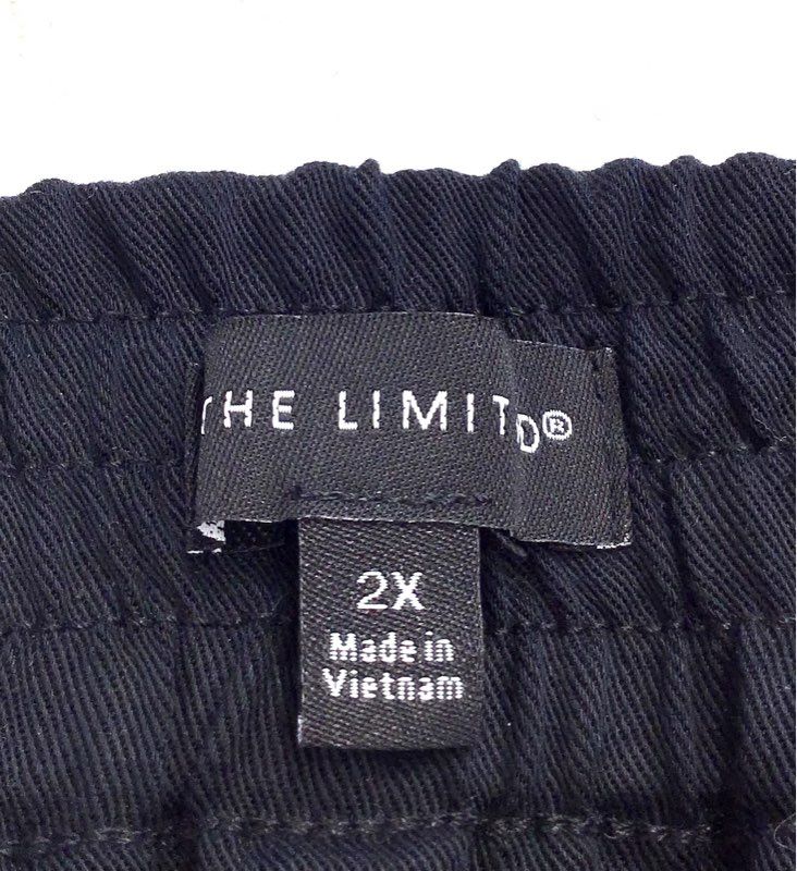 NWT The Limited Women's Black Wide-Leg Trouser Pants - Size 2X