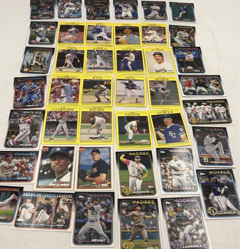 12.9 Lbs. Lot Of Baseball MLB Basketball NBA Cards. Medium Box, Unsorted