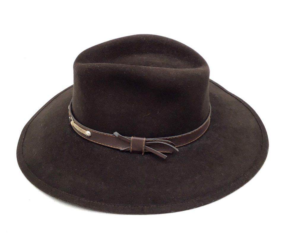 Dallas Hats Women's Brown Fedora Hat - Size M