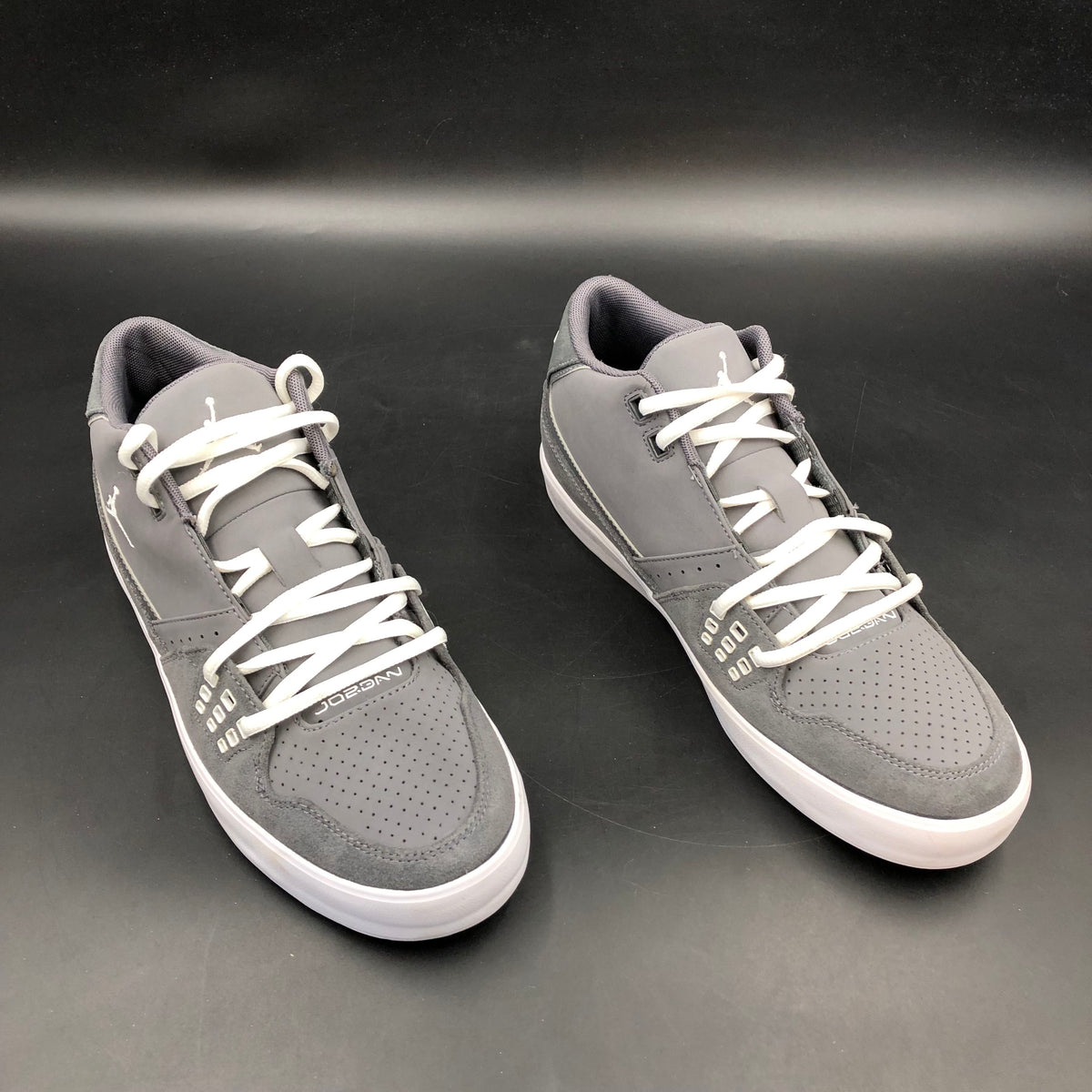 Nike Air Jordan Flight 23 Men's 'Classic White Gray' Sneakers-Size: 8.5 (+COA)