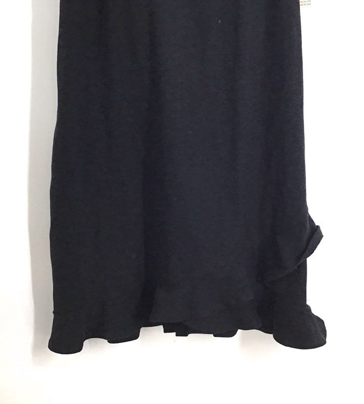 Beyond Yoga Women's Black Racerback Ruffle Activewear Mini Dress Sz L NWT