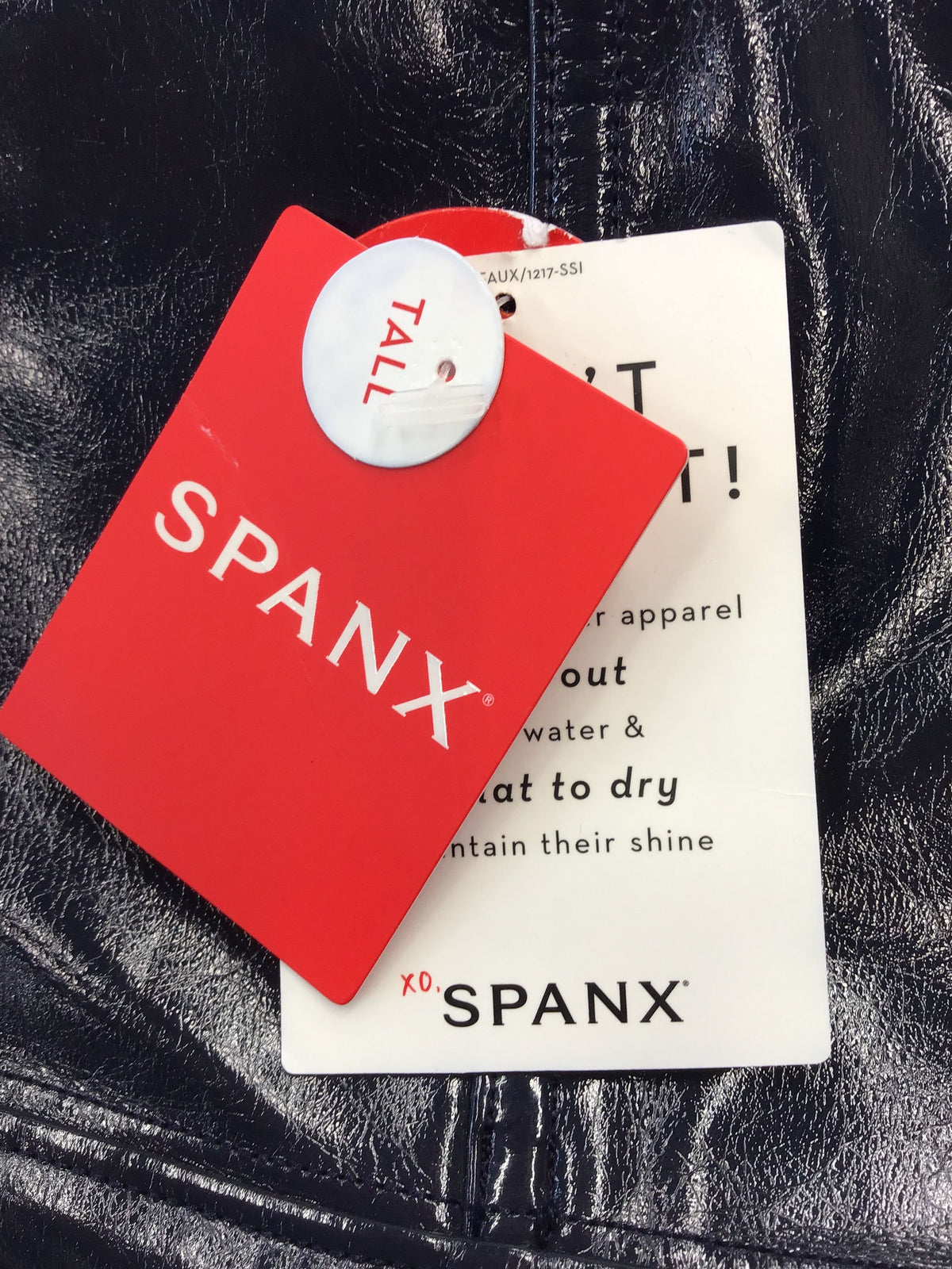 NWT Spanx Women&#39;s Black Skinny Leg Ankle Leggings - Size XL Tall