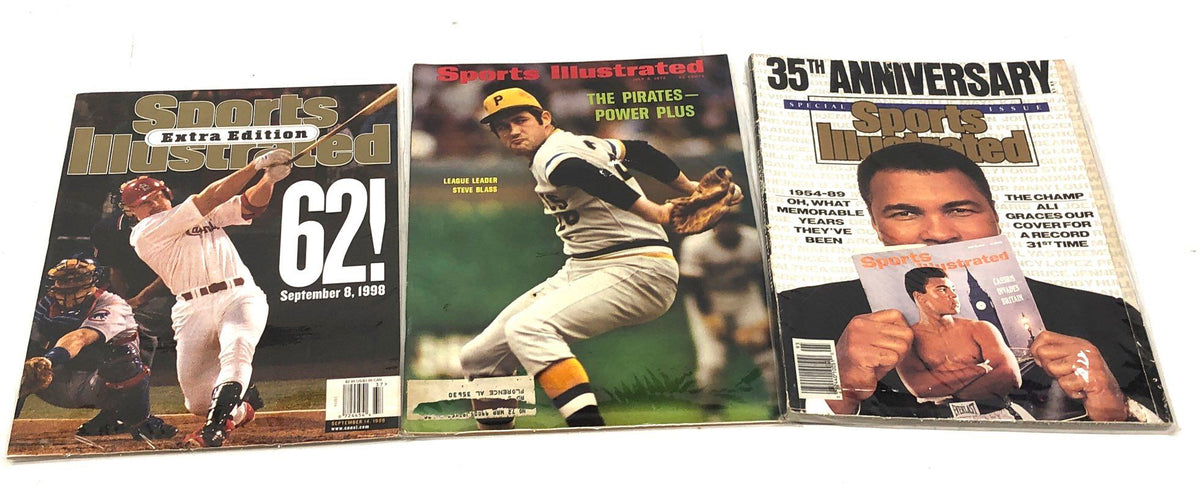 Sports Magazine Lot 1970s-1990s Sports Illustrated Newsweek 18 Issues See Photos