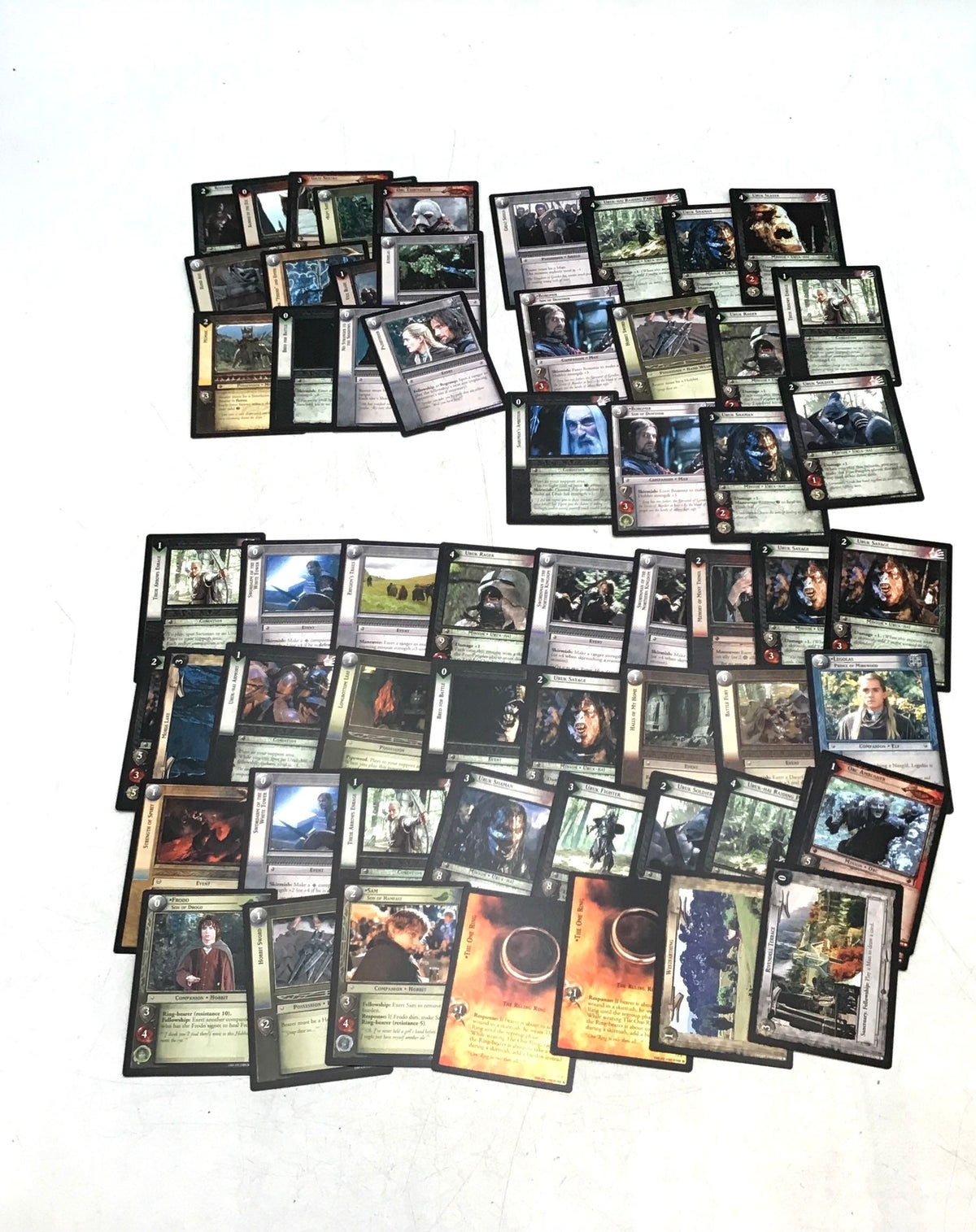 Lot Of Cards. Lord Of The Rings Medium Box, Unsorted