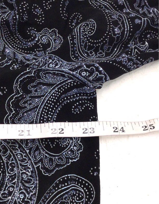 Vintage NWT Alex Evenings Women's Blue Black 2-Piece Jacket & Tank Top - Size 1X