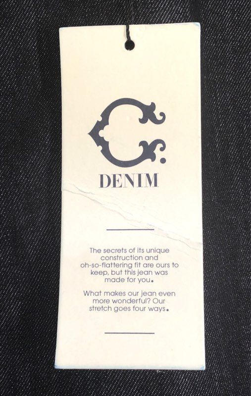 C. Wonder Women's Indigo Skinny Ankle Jeans Zip Hem Stretch NWT Sz 32