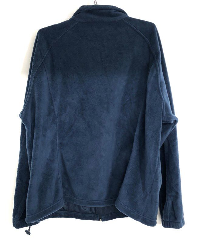 Columbia Women's Benton Springs Full Zip Fleece Jacket Navy Blue Sz 3X NWT