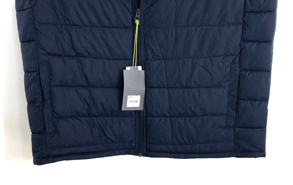 Tek Gear Men's Navy Blue Quilted Puffer Vest Full Zip Sleeveless Jacket L NWT