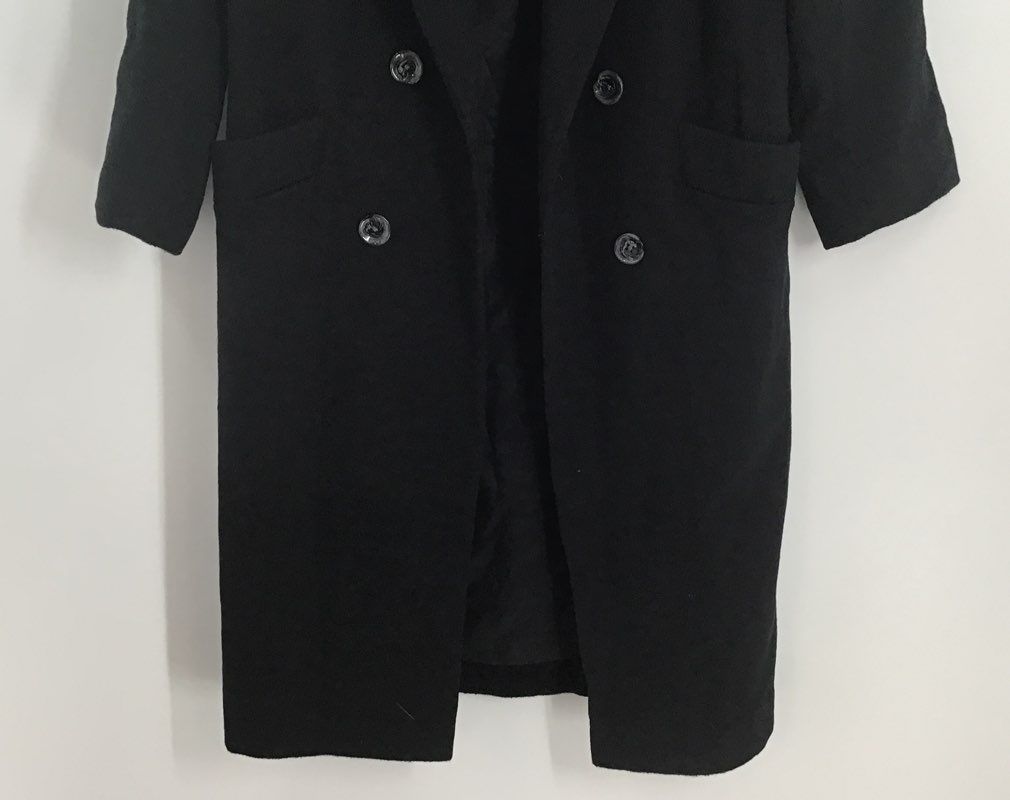 Worthington Women&#39;s Black Double-Breasted Coat - Size 4