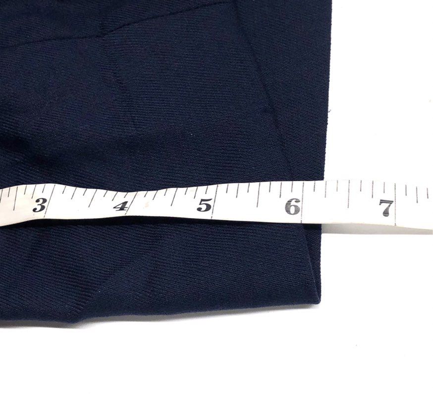 White House Black Market Women's Officer Blue Paperbag Tab Twill Shorts Sz 14
